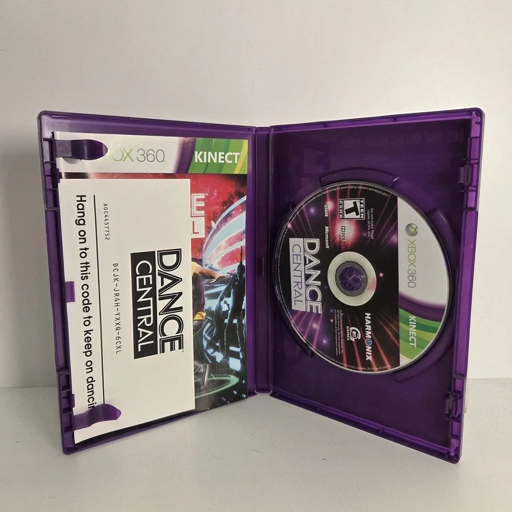 Dance Central Microsoft Xbox 360 Kinect Game T Teen MTV Harmonix NTSC-U/C